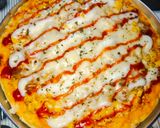 Foto langkah ke 8 dari resep Pizza Mozzarella.
