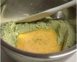 A picture of step 3 of Matcha Biscotti using Homemade Sourdough Starter.