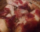A picture of step 1 of Cran-orange chicken.