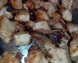 A picture of step 3 of Dazzled Lemon Honey Chicken.