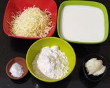 पिझ्झा विथ व्हाईट & रेड सॉस विदाऊट ओवन (no oven pizza recipe in marathi) रेसिपी स्टेप 5 फोटो
