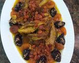 صورة لخطوة 3 من وصفة طاجين برقوق او خوخ) مالح وحلو