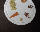 A picture of step 1 of Mint Lemon grass Coffee.