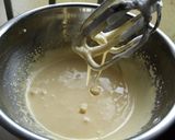 A picture of step 5 of Moist and Airy Black Tea Chiffon Cake.