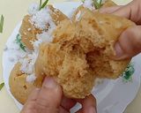 Foto langkah ke 8 dari resep Kue Apem Tepung Beras Gula Merah Mekar Merekah.