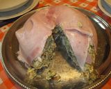 Foto del passaggio 21 della ricetta Timballo di riso al prosciutto cotto e funghi