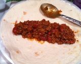 A picture of step 5 of Enchilada Burritos.