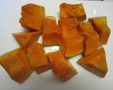 A picture of step 1 of Simmered Ground Meat and Kabocha Squash.