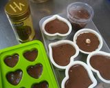 A picture of step 10 of Valentine's Day Chocolate Bavarois Made Simply with Ice Cream.