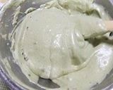 A picture of step 9 of Japanese-style Matcha & Anko Chiffon Cake (with Chestnuts).
