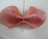 A picture of step 2 of Just 1 Slice Ham Ribbon (Decorative Bento).