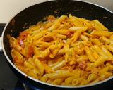 A picture of step 3 of #GA4 #Week5#Italian इटालियन पास्ता.