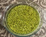 A picture of step 2 of Stuffed Whole Moong Dal Dosa.