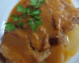 Foto del paso 7 de la receta: Cabeza de cerdo al horno asado en su propio jugo y verduras con patata
