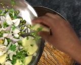 A picture of step 3 of Aloo Pyaz k Pakoray.