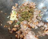 A picture of step 2 of Green Baingan Bharta.