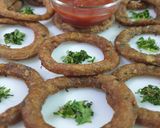 A picture of step 8 of Chinese Potato Ring.