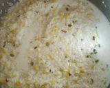 A picture of step 3 of Pongal (gur ki kheer).