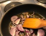 A picture of step 3 of Warm Chickpea salad.