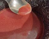 Une image de l'étape 7 de Sauce framboise.