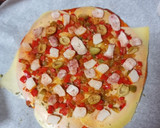 Foto del paso 4 de la receta: Pizza de pulpo, palitos de cangrejo y verdura
