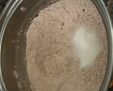 A picture of step 1 of Chocolate puff puff.