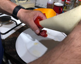 Foto del paso 1 de la receta: Pimientos del piquillo rellenos de brandada de bacalao