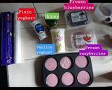 A picture of step 1 of Easy Mixed Berry Frozen Yoghurt (froyo).