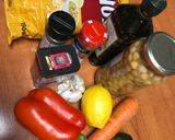 Foto del paso 1 de la receta Hummus tradicional con crudités y nachos