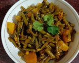 A picture of step 4 of Methi beans.