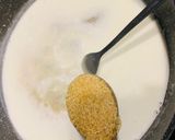 Hình bước làm 2 của món Vào bếp cùng con: Pudding rung rinh (thạch sữa trà xanh)