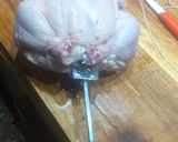 Foto del paso 4 de la receta: Pollo al spiedo en estragón y mostaza, papas, zanahorias asadas