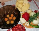 Pas rețetă Frittata con chorizo 1 fotografie