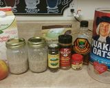 A picture of step 2 of Apples & Cinnamon Overnight Oats.