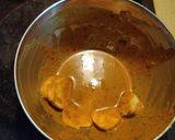 A picture of step 3 of Raw banana fry.