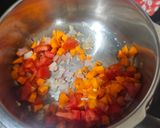 A picture of step 2 of Dal sorba (protein rich healthy soup) one pot soup.