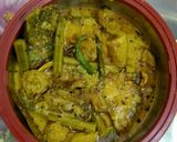 সজনে ডাঁটা দিয়ে কাতলা মাছের ঝোল(sojne data diye katla macher jhol recipe in Bengali) রেসিপি ধাপ - 6 ছবি