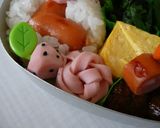 A picture of step 5 of Fish Sausage "Strawberries" For Decorative Bento (Charaben).