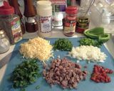 A picture of step 8 of Breakfast Omelets To-Go.