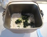 A picture of step 2 of (Bread Maker) Spinach Bread.