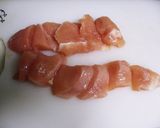 A picture of step 1 of Tender Chicken Breast in Mayonnaise and Ponzu Sauce.