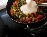 A picture of step 5 of Veg Au gratin and Garlic herb toast.