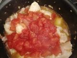 Strogonoff de frango e bacon
