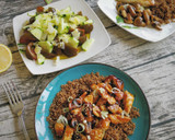 Foto del paso 5 de la receta: Pollo y champiñones al teriyaki con quinoa