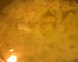 A picture of step 1 of Shrimp & Artichoke Pesto Pasta.