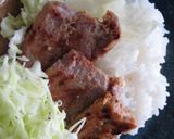 A picture of step 5 of Miso Pork.