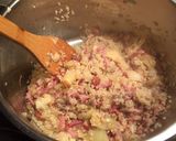 Une image de l'étape 9 de Risotto au chorizo et bacon.