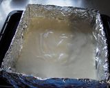 A picture of step 14 of Castella Made in a Newspaper Mold.