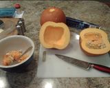 A picture of step 2 of Fresh pumpkin pie.