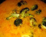 A picture of step 10 of Broccoli with yellow lentils.